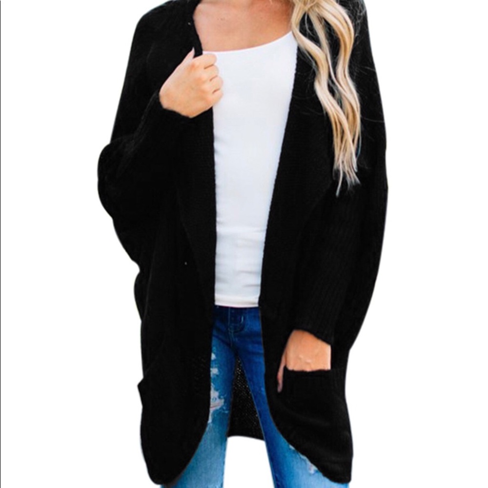 Oversized knit sweater